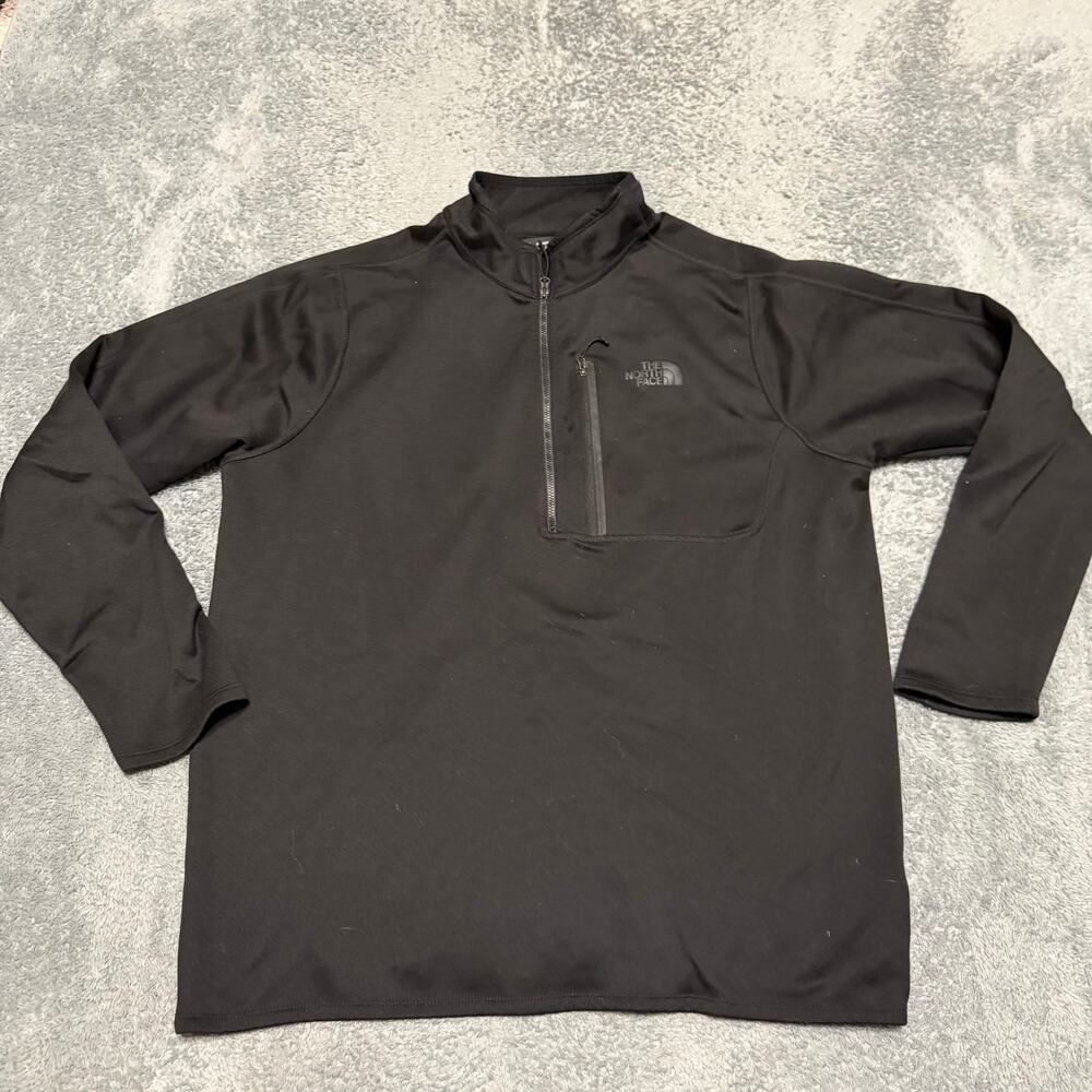 The North Face Shirt Mens XL Black Canyonlands 1/2 Zip Pullover Fleece